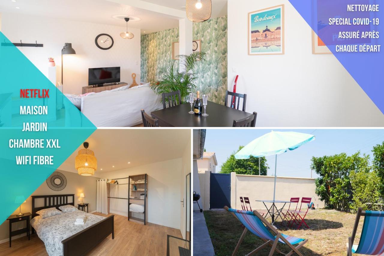La Capeyronnaise - Maison Cosy - Jardin Mérignac Dış mekan fotoğraf